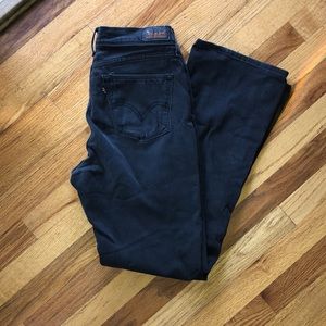 Black Levi bootcut jeans